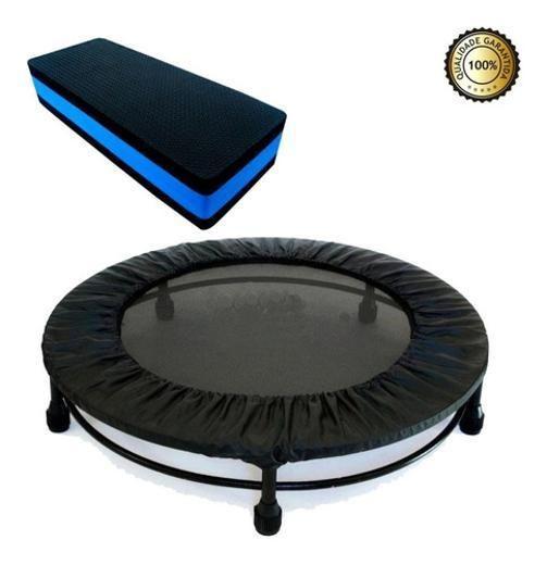 Imagem de Cama Elástica Mini Jump Com Aro De Reforço + Capa + Step