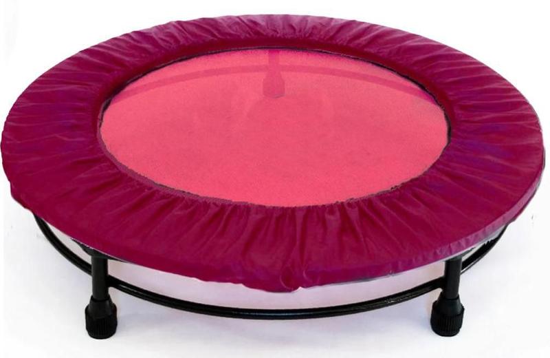 Imagem de Cama Elástica Mini Jump Profissional Rosa + Capa Rosa