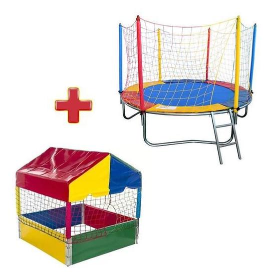 Cama Elástica Pula Pula 2,30m + Piscina De Bolinhas 1,00m é boa?