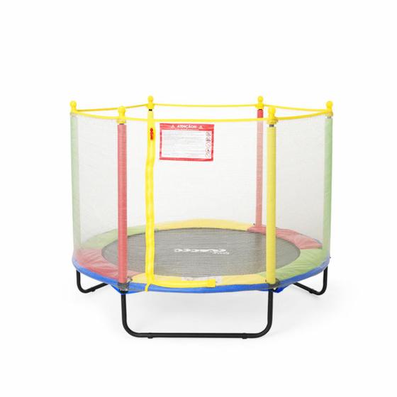 Cama Elástica Pula Pula Trampolim 1,52m com Rede Replay Kids Menor preço em Cama Elástica Pula Pula Trampolim 1,52m com Rede Replay Kids