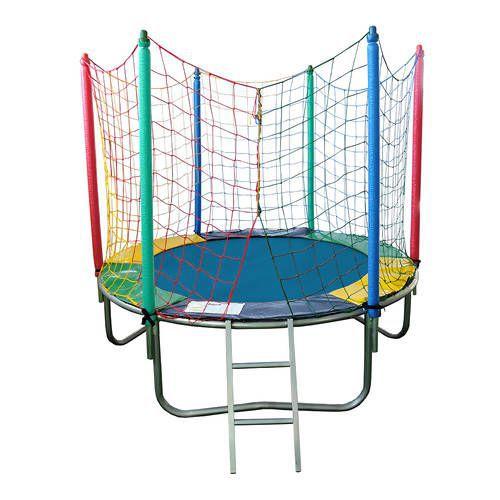 Cama Elástica Pula Pula Trampolim 1,83m Nacional Multicolorida Premium Menor preço em Cama Elástica Pula Pula Trampolim 1,83m Nacional Multicolorida Premium
