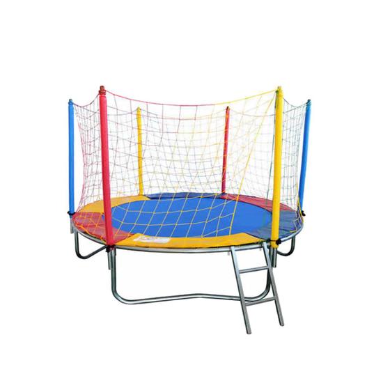 Cama Elástica Pula Pula Trampolim 2,30m Infantil Colorida Premium Resistente Menor preço em Cama Elástica Pula Pula Trampolim 2,30m Infantil Colorida Premium Resistente