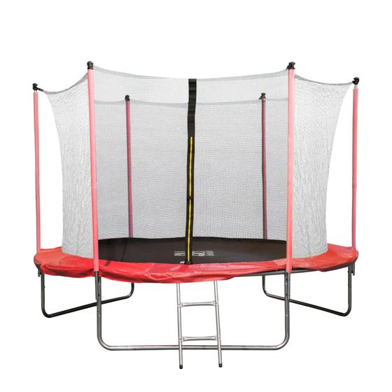 Cama elástica trampolim 2,74m com escada super proteção Menor preço em Cama elástica trampolim 2,74m com escada super proteção