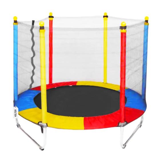 Cama Elástica Trampolim Pula Pula Infantil 1,40m Kelter V55 Menor preço em Cama Elástica Trampolim Pula Pula Infantil 1,40m Kelter V55