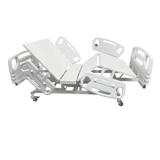 Imagem de Cama Hospitalar Motorizada 3 Movimentos Luxo com Grade ABS