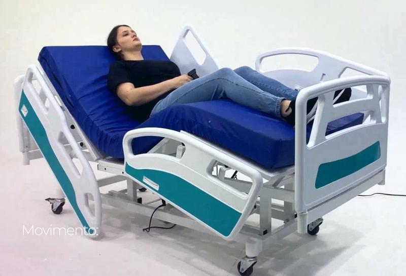 Imagem de Cama Hospitalar Motorizada com Elevação do Leito Luxo com colchão D33 - 1033 AS