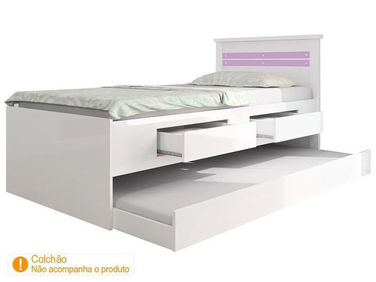 Imagem de Cama Infantil 2 Gavetas Cama Auxiliar Movale