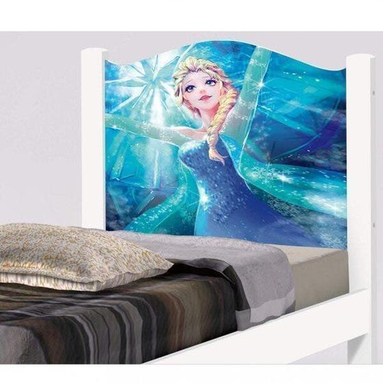 Cama Infantil Adesivada Frozen Menor preço em Cama Infantil Adesivada Frozen