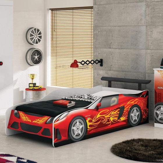 Imagem de Cama Infantil Carro Sport Car Móveis Estrela