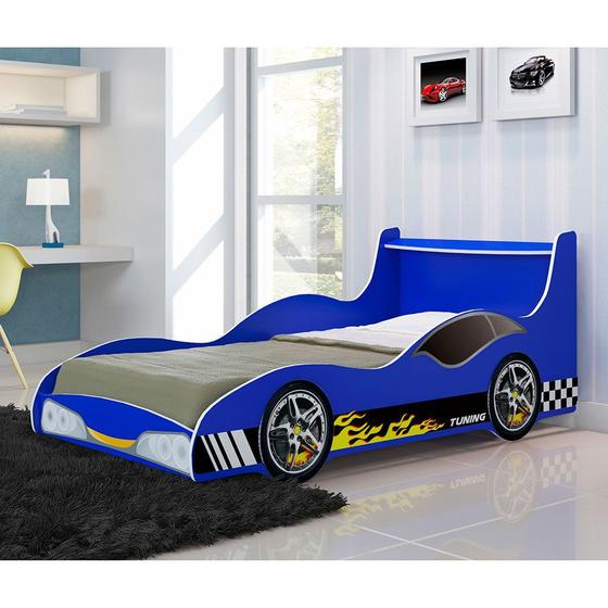 Imagem de Cama Infantil Carro Tuning Azul