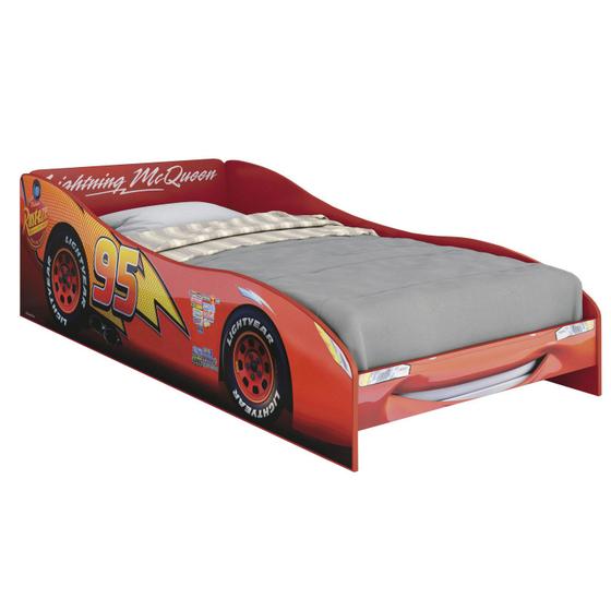 Imagem de Cama Infantil Carros Disney Plus Pura Magia Vermelho