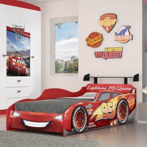 Imagem de Cama Infantil Carros Disney Star 7A Pura Magia