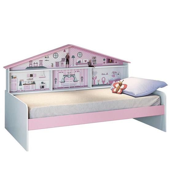 Imagem de Cama Infantil Casa de Boneca Diversão com Led - Pura Magia