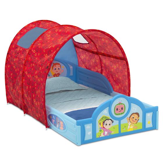 Imagem de Cama Infantil Delta Children Cocomelon Sleep & Play com Barraca