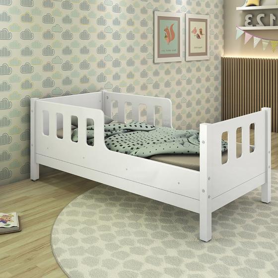 Imagem de Cama Infantil Encanto Unissex com Proteção Lateral MDF