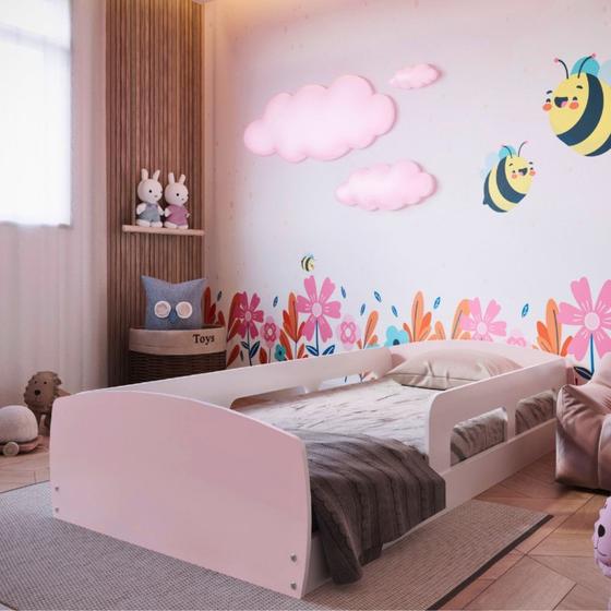 Imagem de Cama Infantil Montessoriana com Colchão Jardim Gazin Movelbras