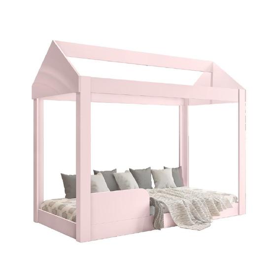 Imagem de Cama Infantil Montessoriana Crystal Baby 0,70X1,50m Rosa J&A