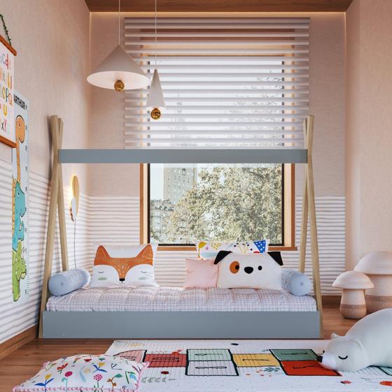 Imagem de Cama Infantil Montessoriana MDP Cabana