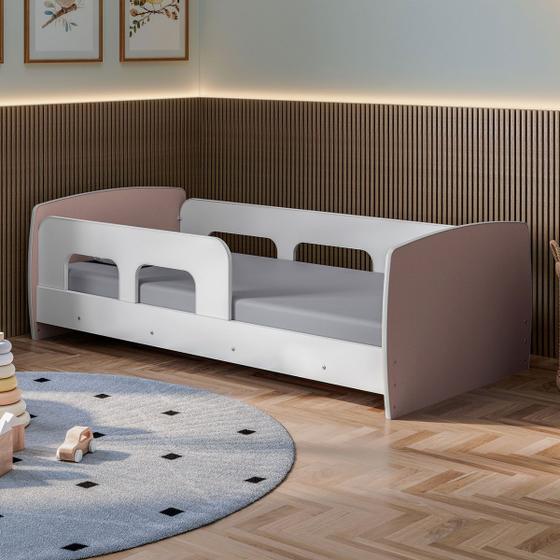 Imagem de Cama Infantil Montessoriana Ninho Rosa - Movelbras