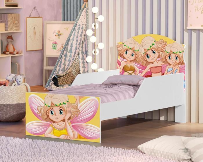 Imagem de Cama Infantil Passeio das Fadas Com Colchão