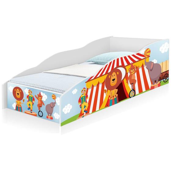 Cama Infantil Play Casa do Palhaço com Colchão Menor preço em Cama Infantil Play Casa do Palhaço com Colchão