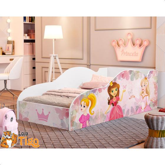 Imagem de Cama Infantil Princesa Rosa