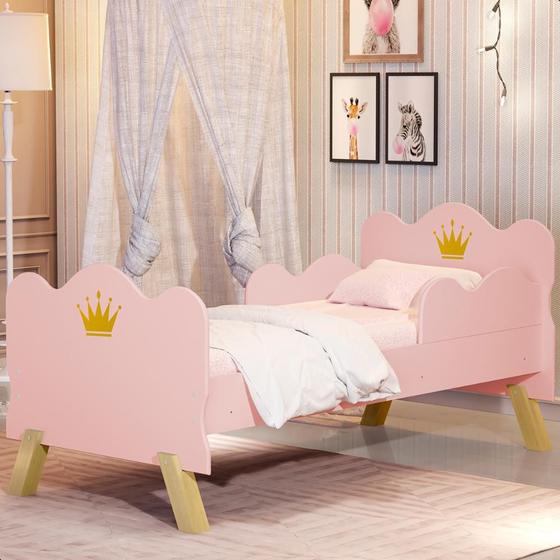 Imagem de Cama Infantil Realeza Rosa Princesa