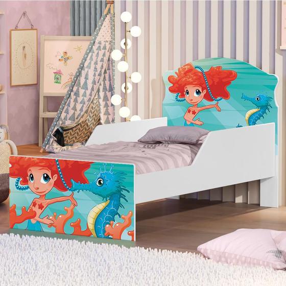 Imagem de Cama Infantil Sereinha Com Colchão