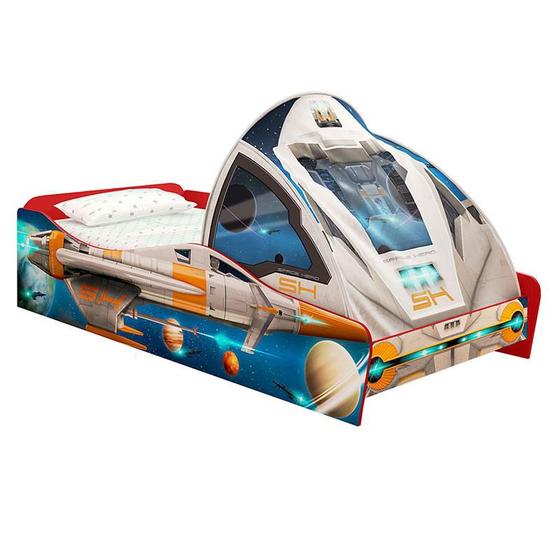 Cama Infantil Space Plus com Dossel Cockpit e Led 21A Pura Magia Menor preço em Cama Infantil Space Plus com Dossel Cockpit e Led 21A Pura Magia