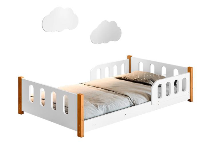 Imagem de Cama Juvenil Camila com Colchão e Luminária