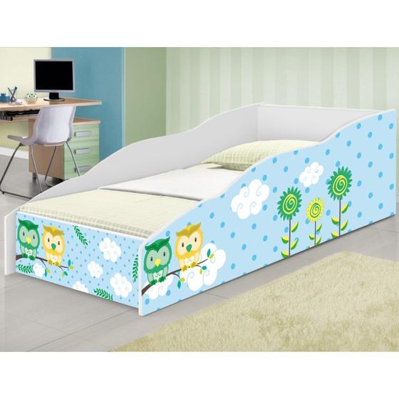 Cama Juvenil Club Corujas Menor preço em Cama Juvenil Club Corujas