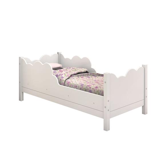 Imagem de Cama Juvenil Cristal Nuvem com Proteção Lateral Segura