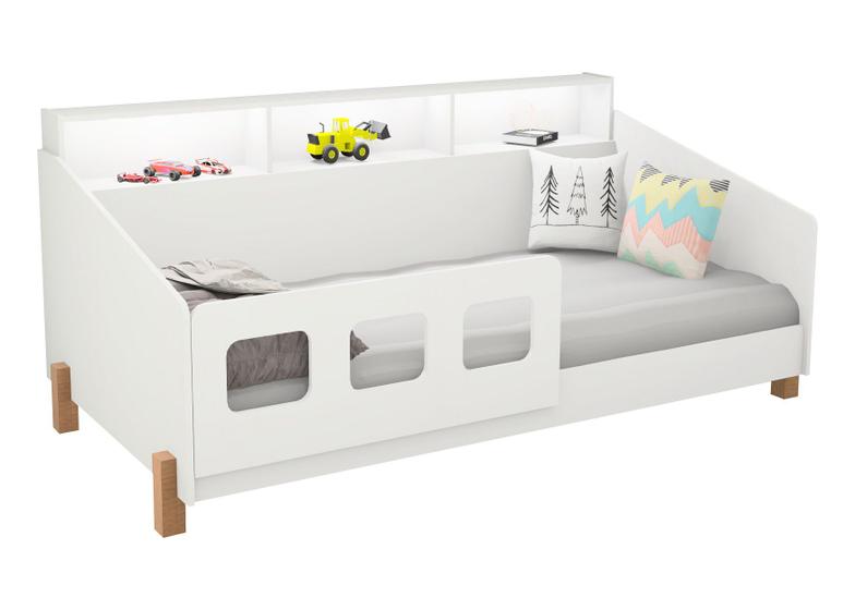 Imagem de Cama Juvenil Mavi Design Montessoriano e Colchão