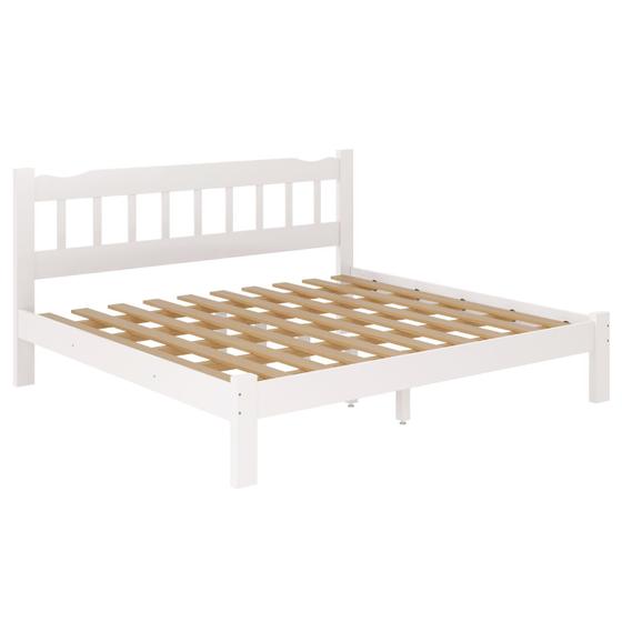 Imagem de Cama King New Perola Reforçada Cor Branco