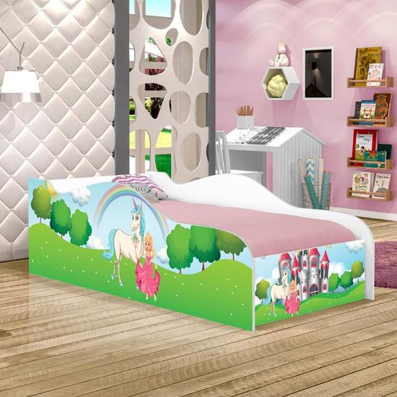 Imagem de Cama Like Reino da Princesa Solteiro Com Colchão