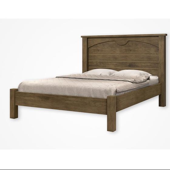 Imagem de Cama Lion Casal Quarto 100% MDF Jequitibá JA Móveis