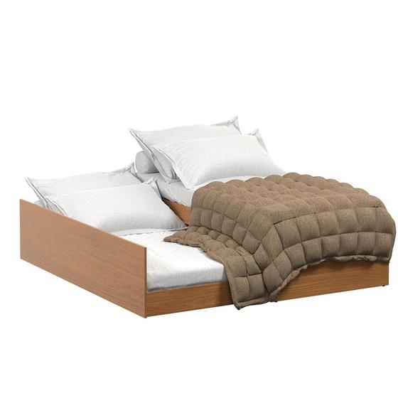 Imagem de Cama Matrix 3 em 1 Quarto Solteiro com Auxiliar e Casal