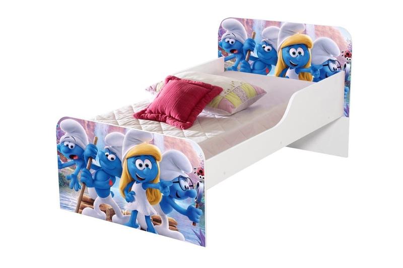 Imagem de Cama MDF caminha para quarto crianças meninas com colchão adesivada personagem