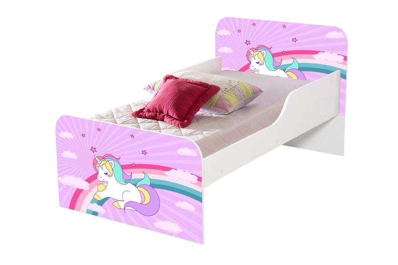 Imagem de Cama MDF quarto Infantil decoração Meninas com Colchão