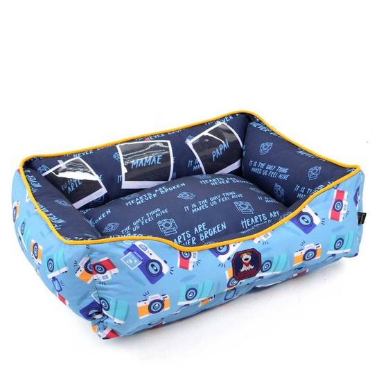 Imagem de Cama Memory Azul para Cães e Gatos Tamanho P Emporium Distripet