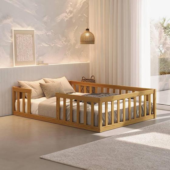 Imagem de Cama Montessoriana Casal Nogueira