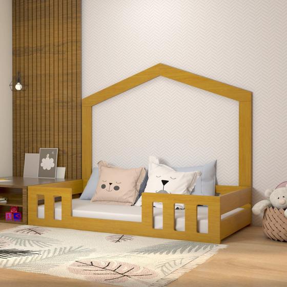 Imagem de Cama Montessoriana com Casinha Play