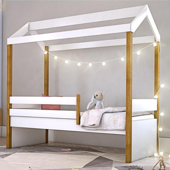 Imagem de Cama Montessoriana Exclusiv Solteiro com Fio de Luz