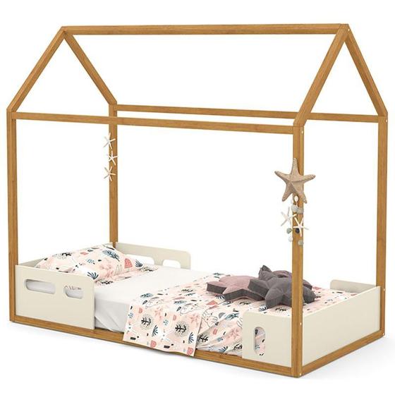 Imagem de Cama Montessoriana Liv Off White Freijó - Matic