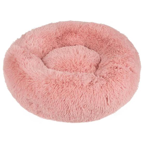 Imagem de Cama Nuvem Donut Gato Cao Pet Cachorro Caminha Pelucia 60cm Rosquinha Animal de Estimaçao Confortavel Macio Resistente Domestico Antiderrapante