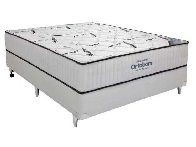 Imagem de Cama Ortobom Casal Highfoam 138x188x51 + Box Ortobom