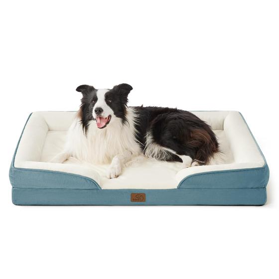 Imagem de Cama Ortopédica Bedsure para Cães Grandes - com Capa Lavável