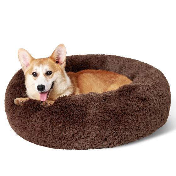 Imagem de Cama para Cachorro Bedsure - Formato Donut Lavável para Cães Médios