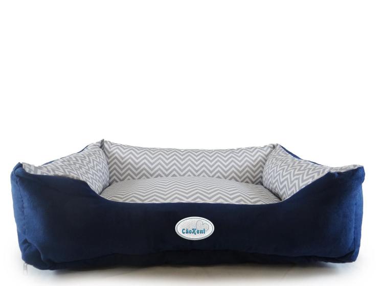 Cama para Cachorro e Gato Pet Cão Kent veludo marinho lavável G Menor preço em Cama para Cachorro e Gato Pet Cão Kent veludo marinho lavável G