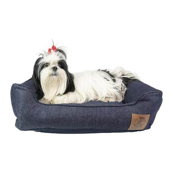 Imagem de Cama para Cachorro Mabuu Pet - Jeans - Tamanho P